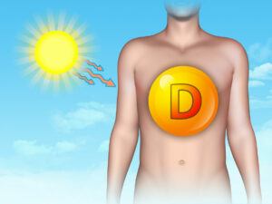 vitamin D, Sun benefits for humans. relevance for sunscreen 
