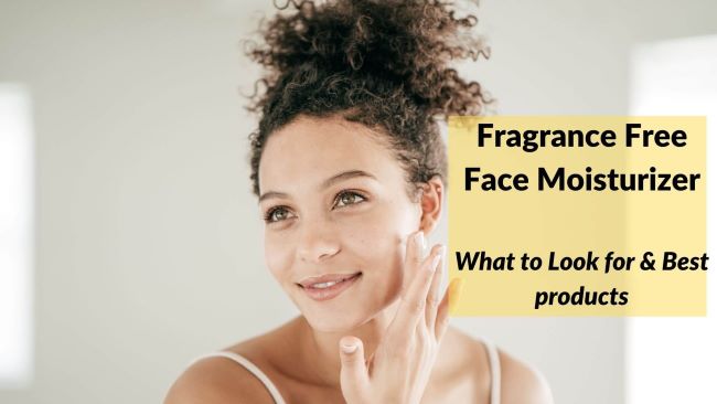 Fragrance free face moisturizer