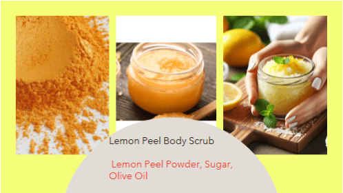 Lemon Peel Body Scrub: A Luxurious Exfoliator
