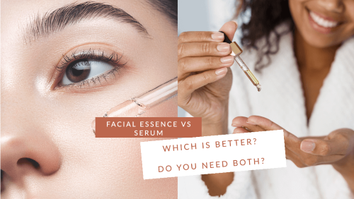 Making the choice between facial essence and serum. Which is better? Or do you need both?